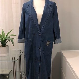 Dark Denim Blazer Dress